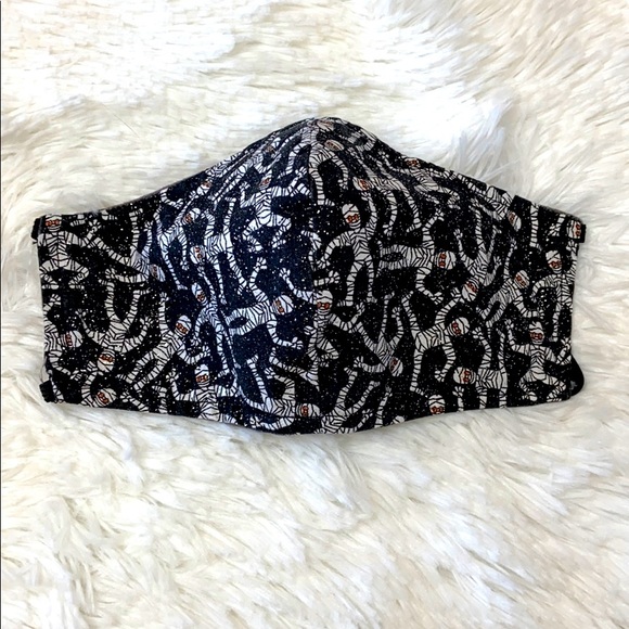 Hand Crafted Accessories - HANDMADE Halloween Mummy Face Mask Adult Woman